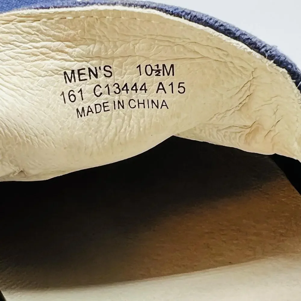 Cole Haan Shoes Mens 10.5 Blue Canvas Grand OS Boat Moc Loafers Casual Comfort